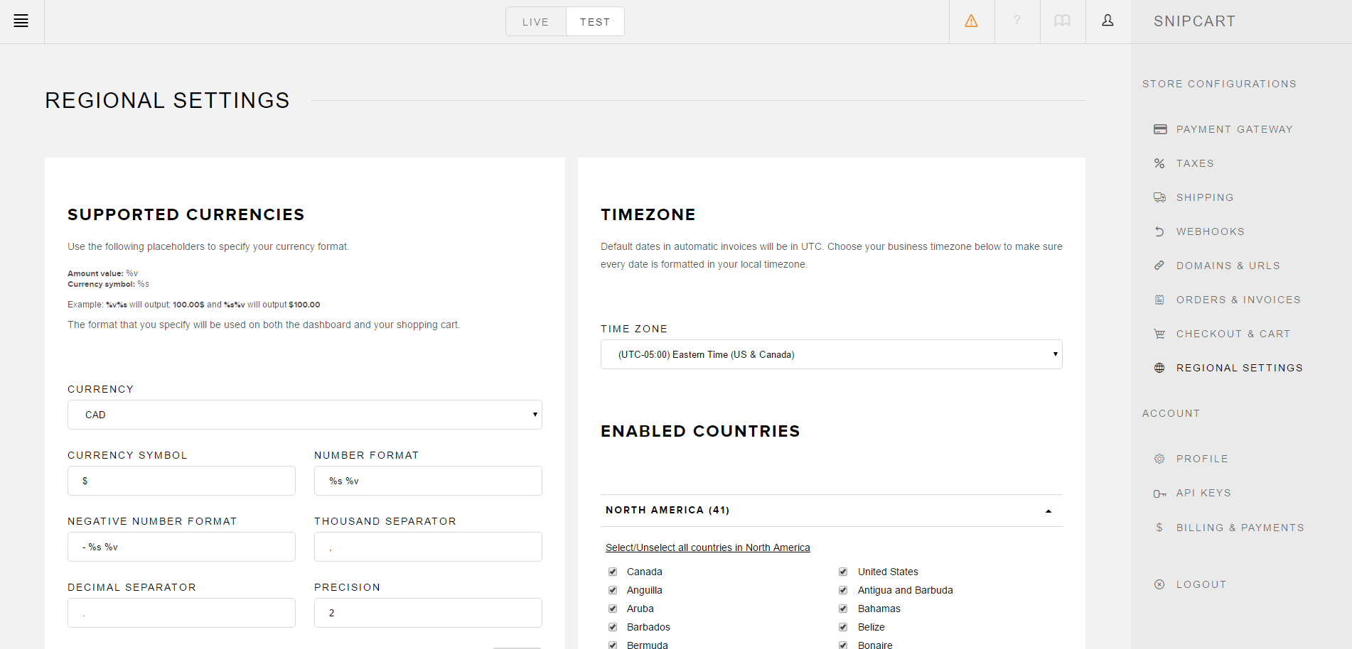 snipcart-docs-dashboard-regional-settings